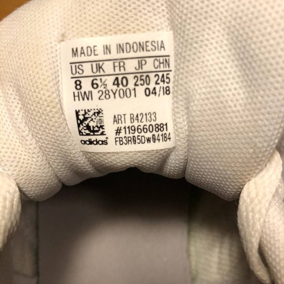 Adidas Cloudfoam Advantage Women’s Size 8 Comfort Shoes B42133 White - Picture 9 of 10